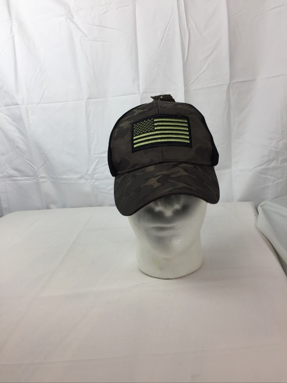 American Patriot Camo Baseball Hat Cap NWT